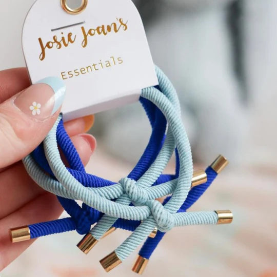 Josie Joan's Hair Tie Essentials Set of 5 | Britt Blue