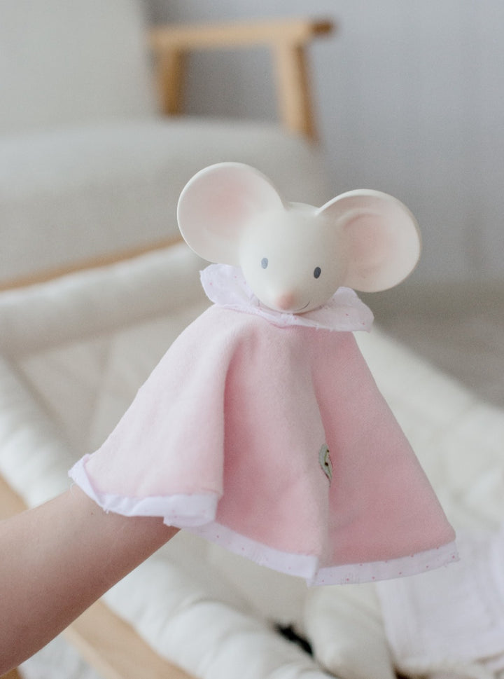 Tikiri Meiya the Mouse Snuggly Teether & Comforter