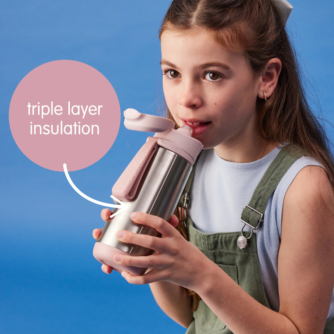 bbox Insulated Drink Bottle Sports Spout 500ml - Lilac Pop