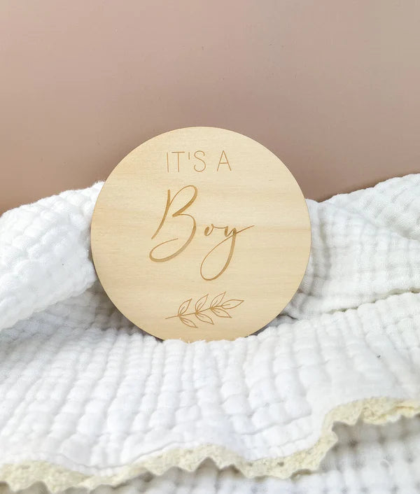 It's a Boy - Baby Boy Announcement Plaque