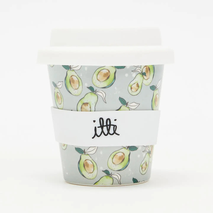 Itti Bamboo Babycino Cup + 2 Straws - Avocado