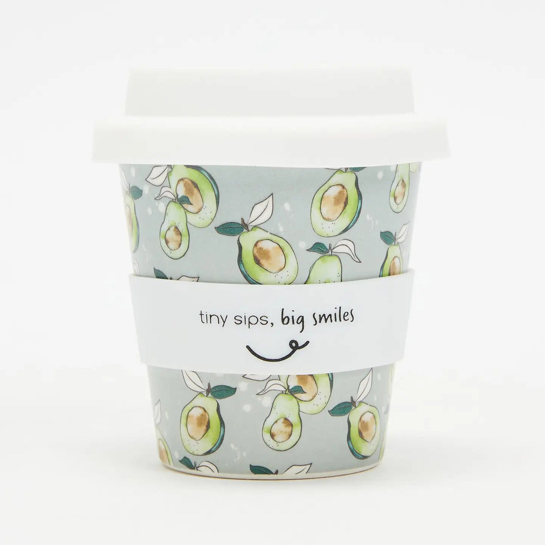 Itti Bamboo Babycino Cup + 2 Straws - Avocado