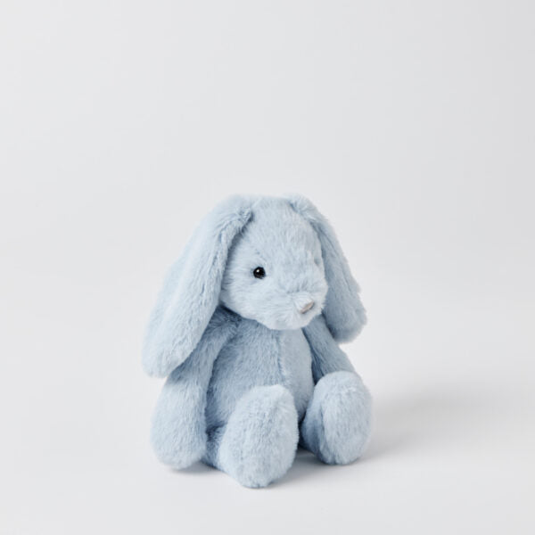 Jiggle & Giggle 25cm Bunny Plush Toy - Pale Blue