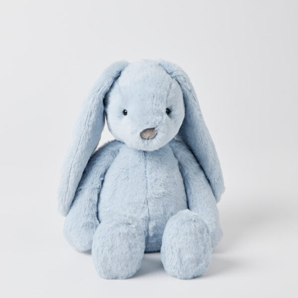 Jiggle & Giggle 35cm Bunny Plush Toy - Pale Blue
