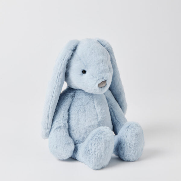 Jiggle & Giggle 35cm Bunny Plush Toy - Pale Blue