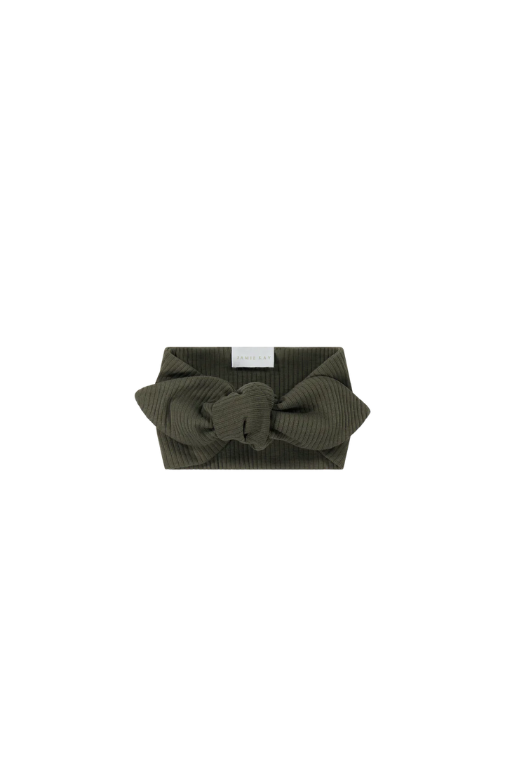 Jamie Kay Organic Cotton Modal Headband - Olive