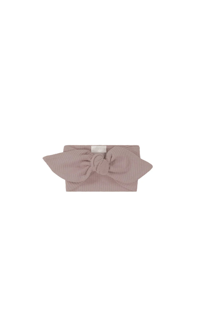 Jamie Kay Organic Cotton Modal Headband - Mauve Shadow