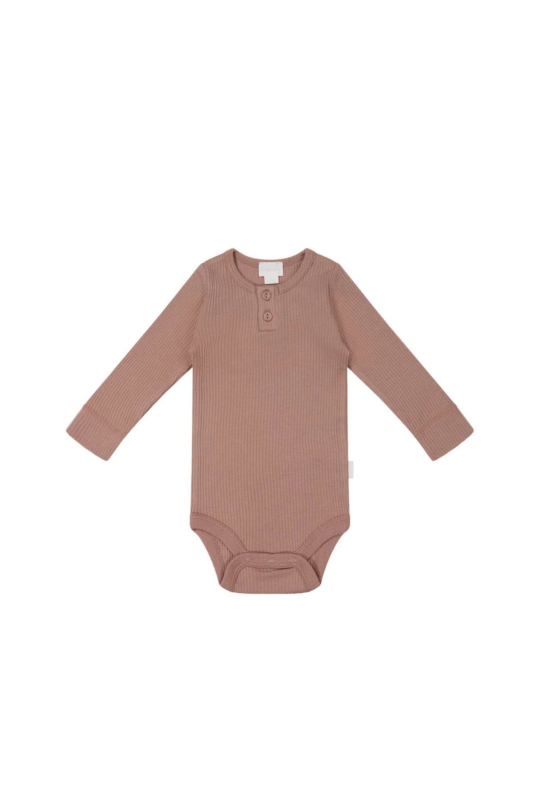 Jamie Kay Organic Cotton Modal Long Sleeve Bodysuit - Powder