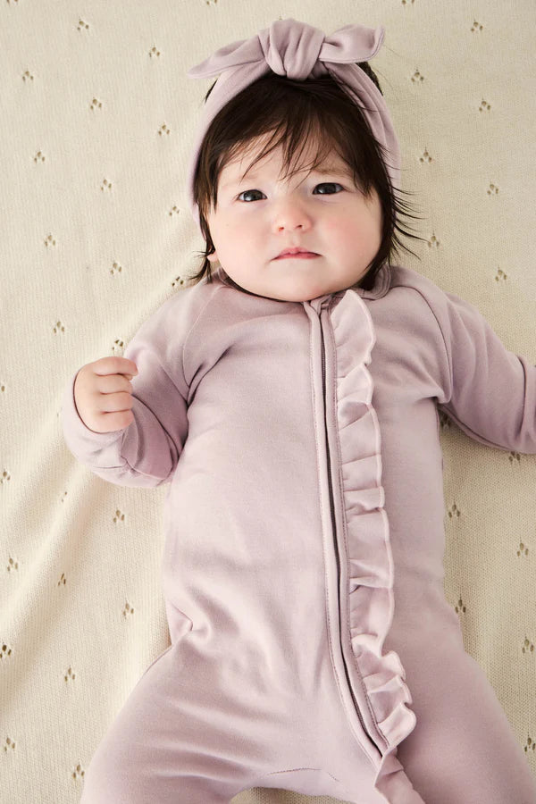 Jamie Kay Organic Cotton Modal Melanie Frill Growsuit -  Daydream