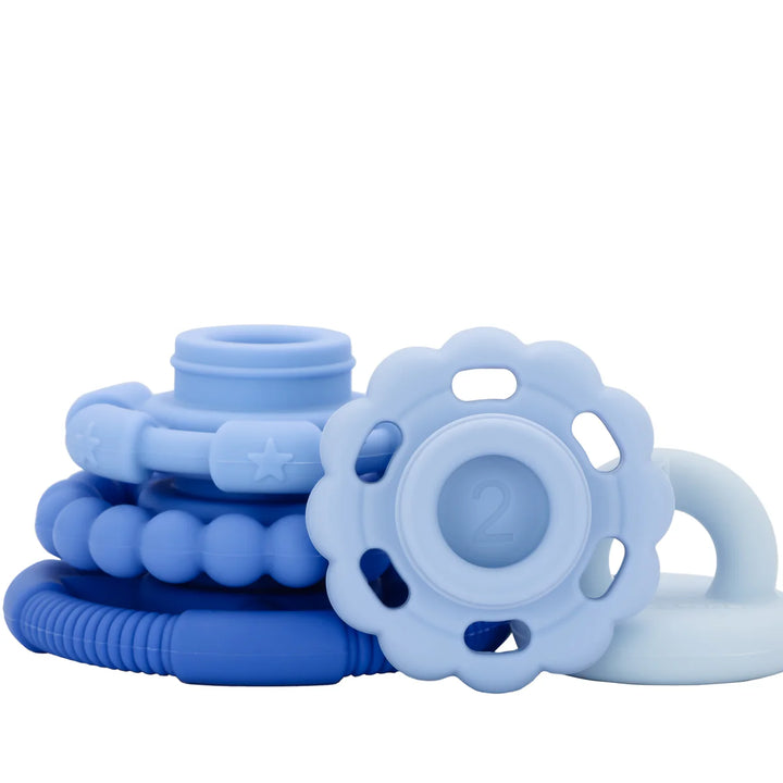Jellystone Stacker & Teether Toy - Blueberry Ombre