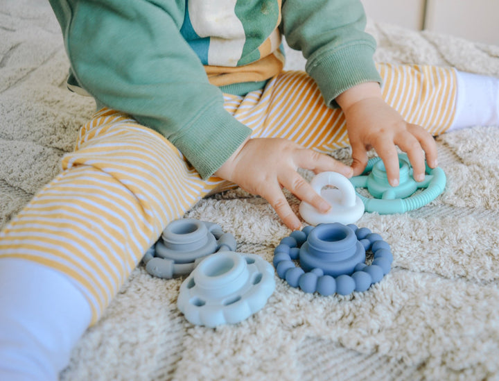 Jellystone Stacker & Teether Toy - Ocean