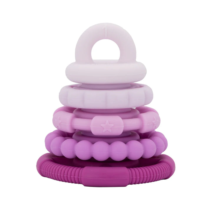 Jellystone Stacker & Teether Toy - Raspberry Ombre