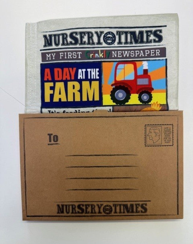 Jo & Nic's Crinkly Cloth Book - Farm Animals