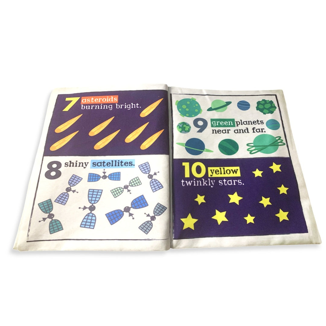 Jo & Nic's Crinkly Cloth Book - Counting in Space