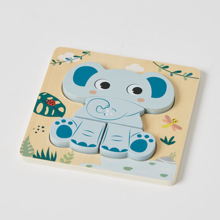 Jungle Friends Chunky Wooden Toddler Puzzles