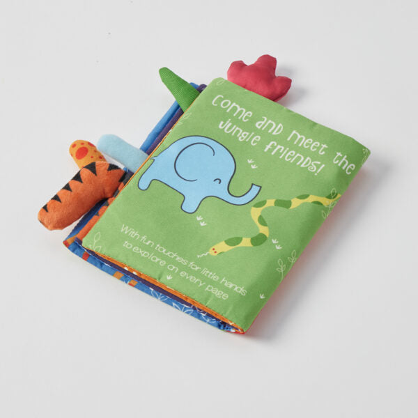 Jungle Fun Fabric Sensory Play Book
