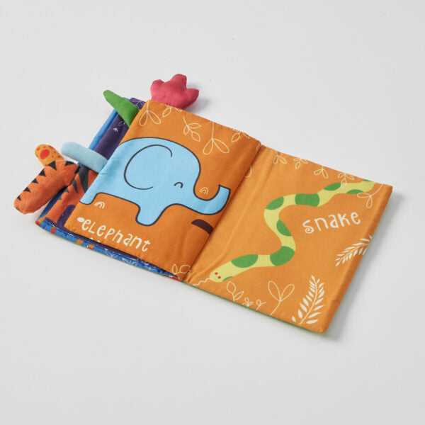 Jungle Fun Fabric Sensory Play Book