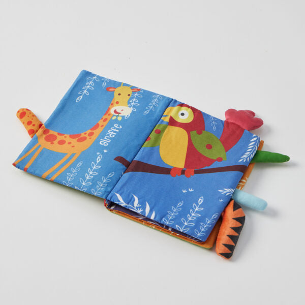 Jungle Fun Fabric Sensory Play Book
