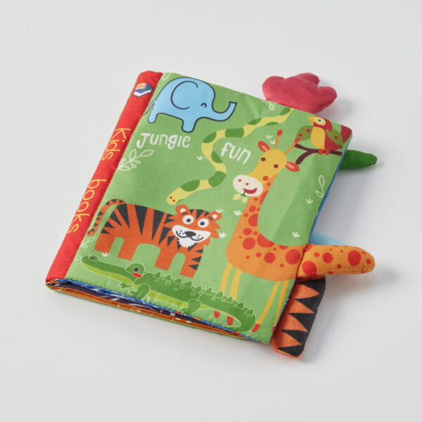 Jungle Fun Fabric Sensory Play Book