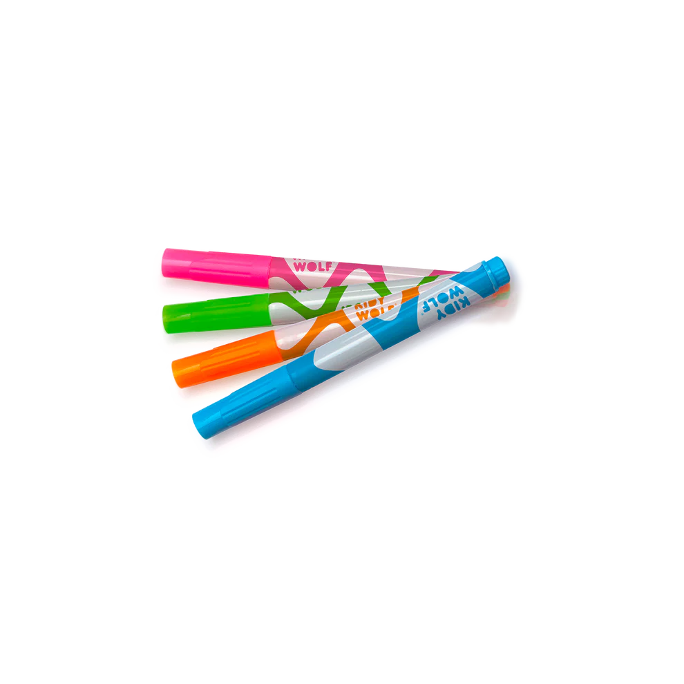 KIDYMARKERS Liquid Chalk Fluorescent Markers
