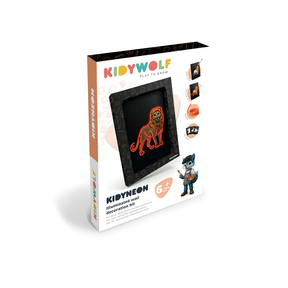 KIDYNEON Kit for Illuminated Wall Decoration - Animals