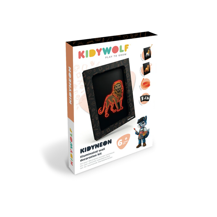 KIDYNEON Kit for Illuminated Wall Decoration - Animals
