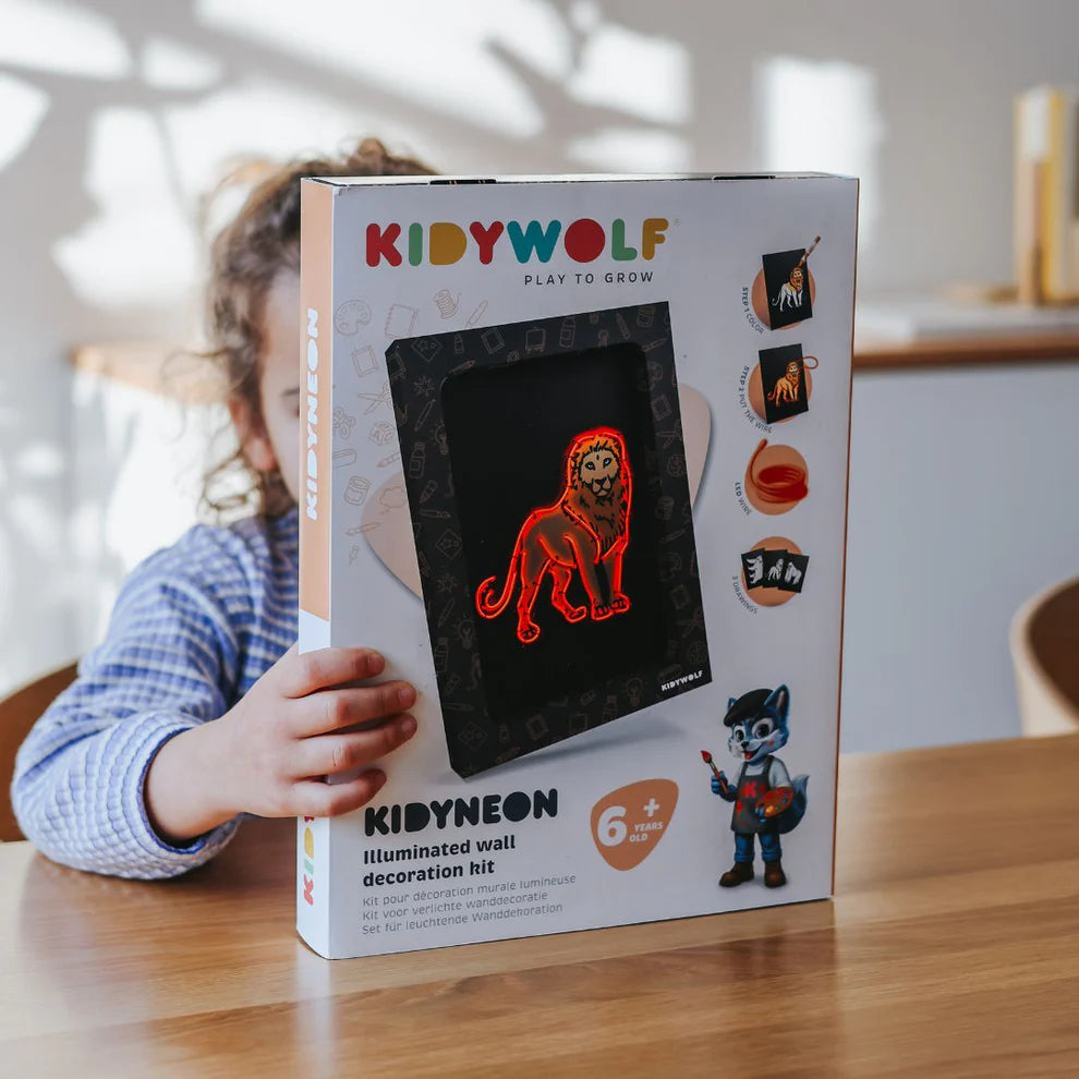 KIDYNEON Kit for Illuminated Wall Decoration - Animals