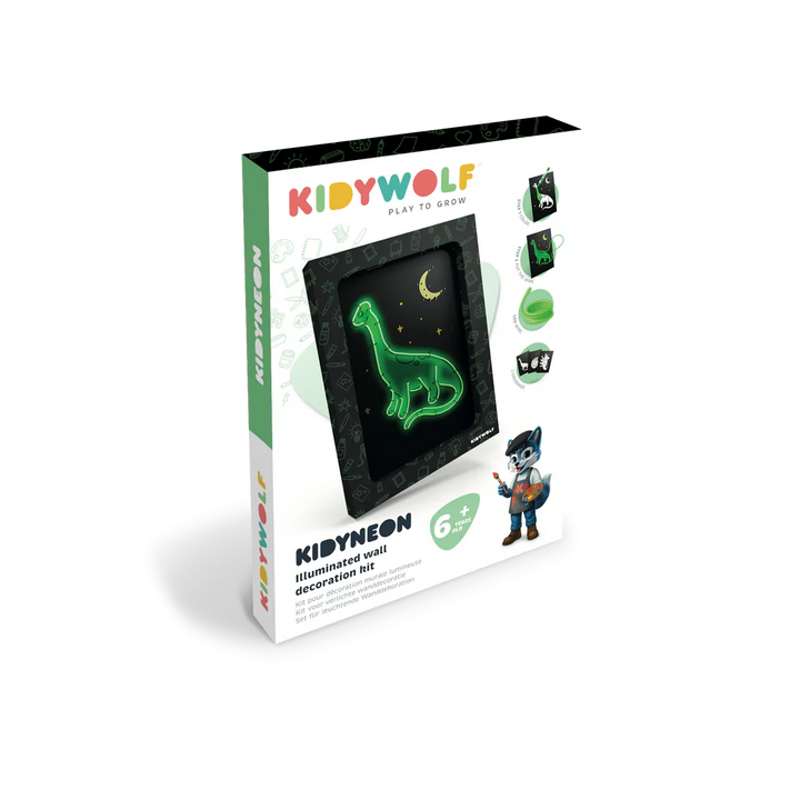 KIDYNEON Kit for Illuminated Wall Decoration - Dino