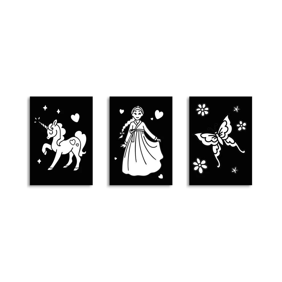 KIDYNEON Kit for Illuminated Wall Decoration - Once Upon A Time