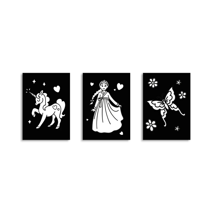 KIDYNEON Kit for Illuminated Wall Decoration - Once Upon A Time