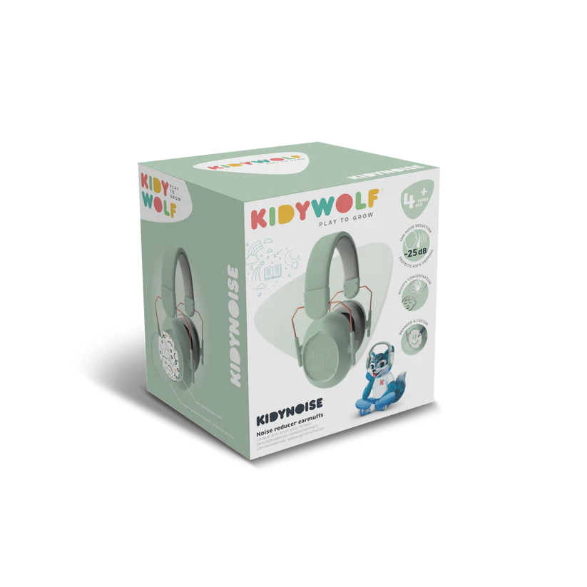 KIDYNOISE Noise Reducer Earmuffs - Green