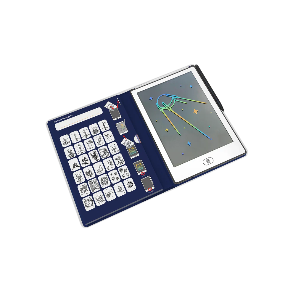 Kidydraw Mini LCD Drawing Tablet - Galaxy