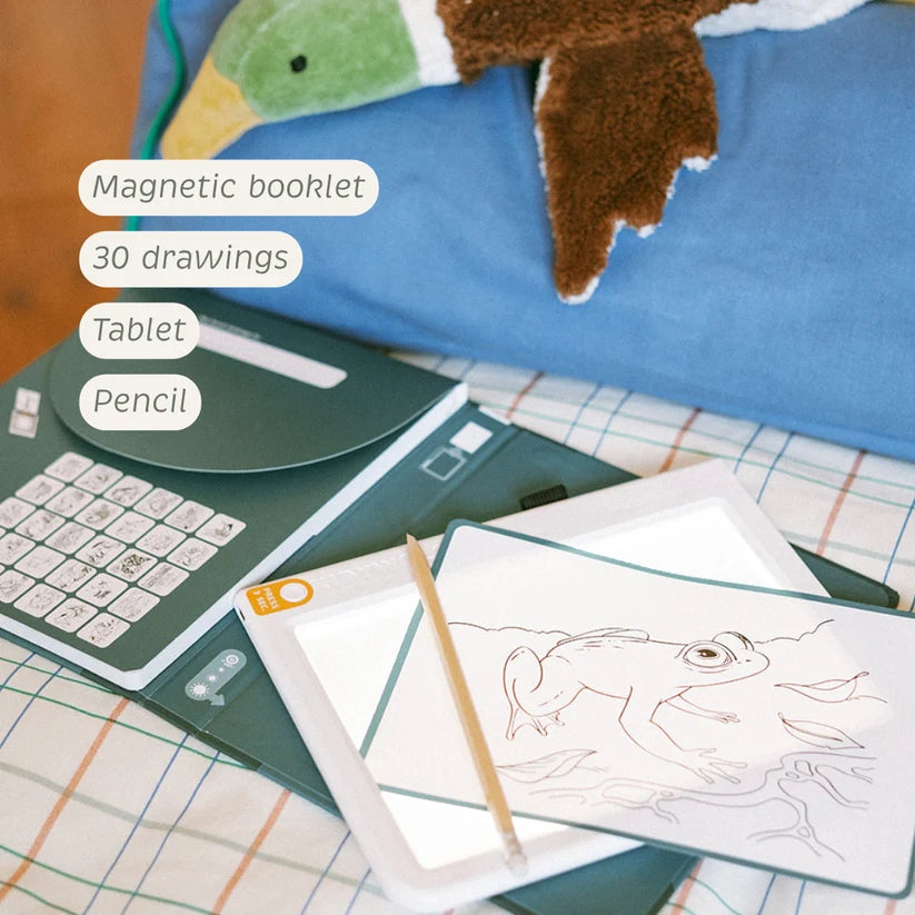 Kidydraw Pad Illuminated Drawing Tablet - Animals