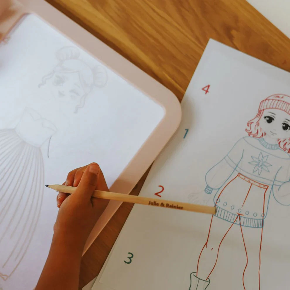 KIDYDRAW-PRO Portable LCD Drawing Tablet - Pink Fashion