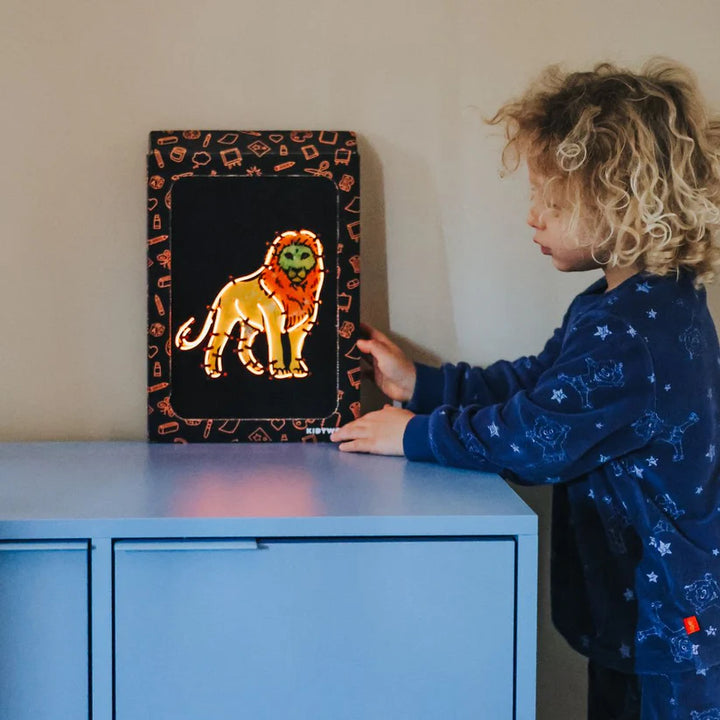 KIDYNEON Kit for Illuminated Wall Decoration - Animals