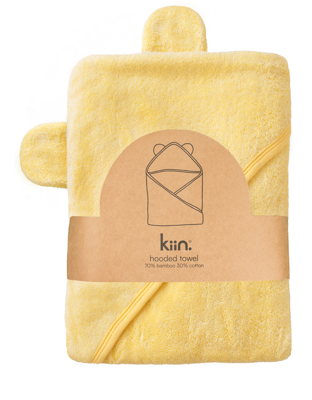 Kiin Bamboo Cotton Hooded Towel