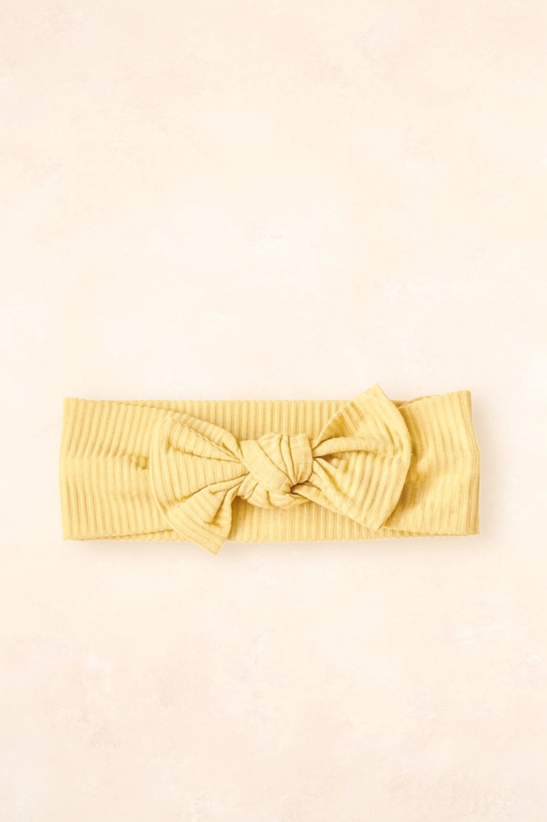 Kiin Organic Bamboo Stretch Bow Headband - Buttercup
