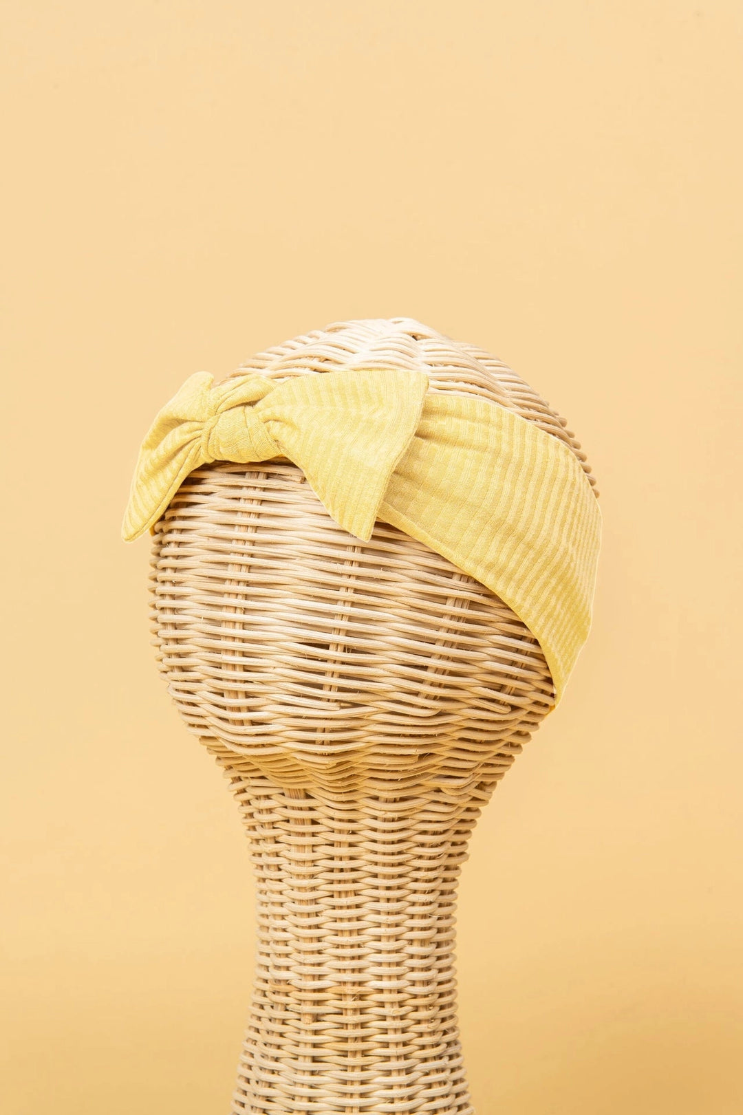 Kiin Organic Bamboo Stretch Bow Headband - Buttercup
