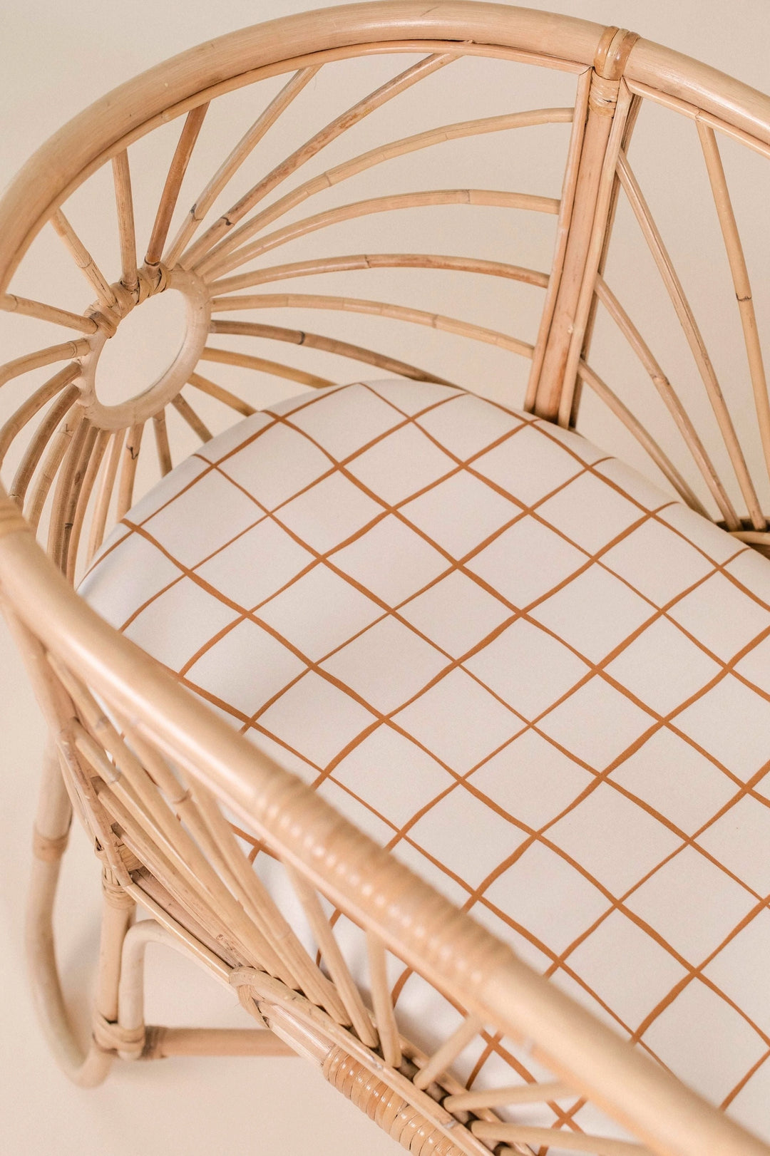 Kiin Organic Bamboo Cotton Change Pad & Bassinet Sheet - Lattice