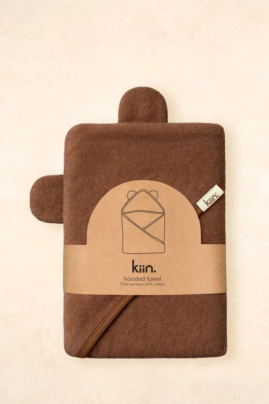 Kiin Bamboo Cotton Hooded Towel