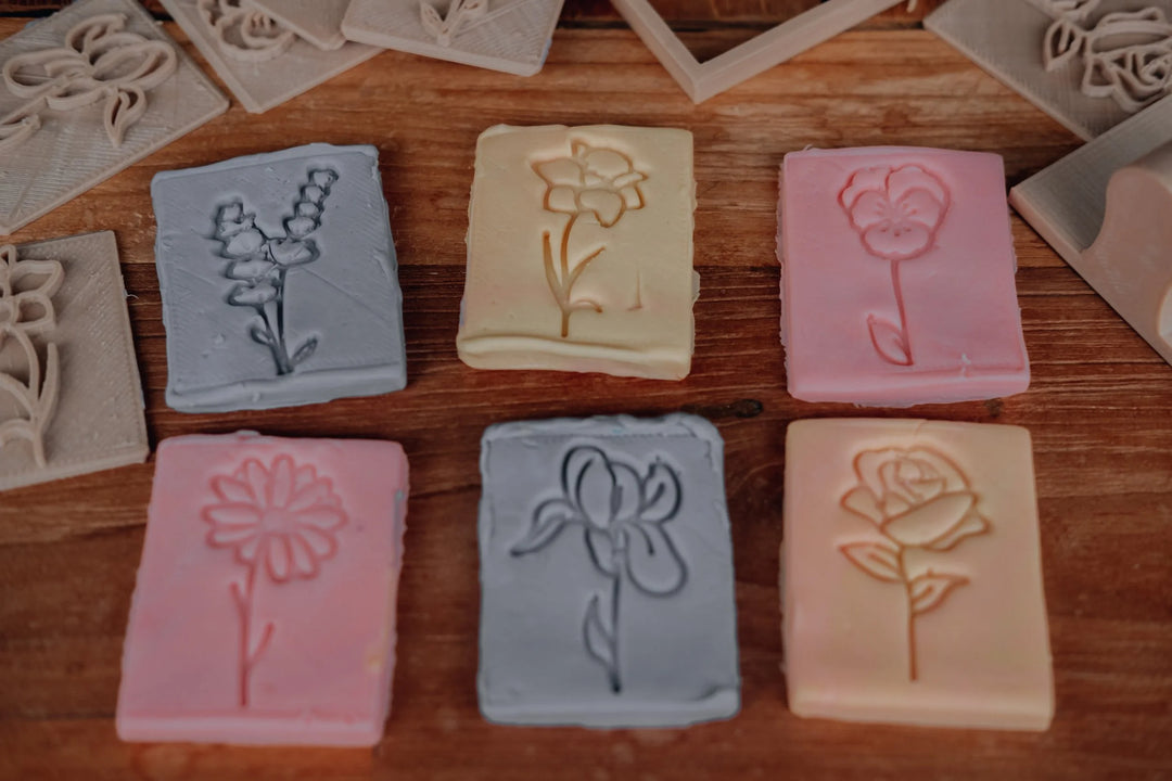 Kinfolk Pantry Flower Playdough Eco Stamp Set