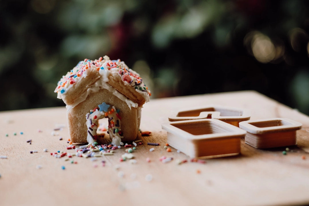 Kinfolk Pantry Playdough/Sensory Play Eco Cutter™ Set - Gingerbread House