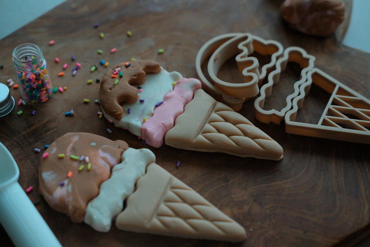 Kinfolk Pantry Playdough/Sensory Play Eco Cutter™ Set - Ice Cream