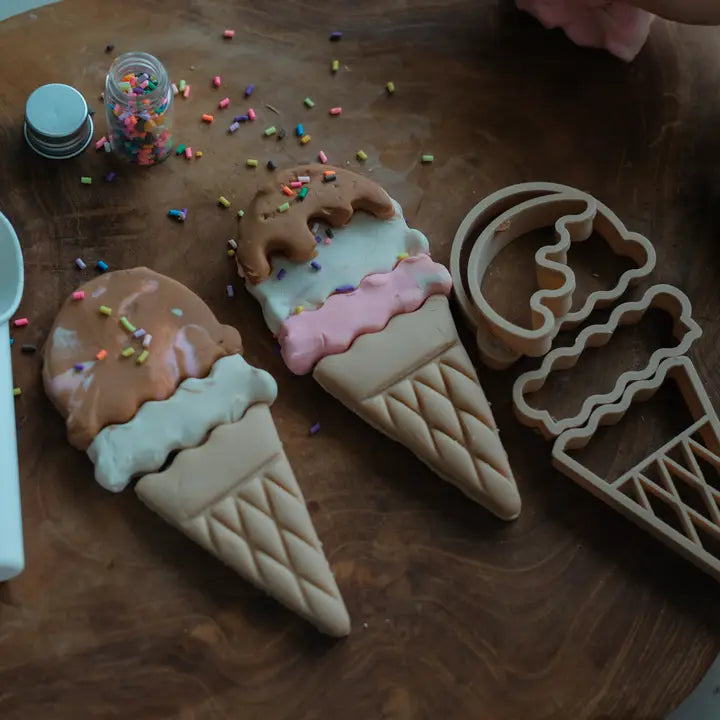 Kinfolk Pantry Playdough/Sensory Play Eco Cutter™ Set - Ice Cream