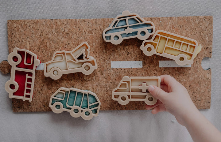 Kinfolk Pantry Playdough/Sensory Play Eco Cutter™ Set - Service Vehicles