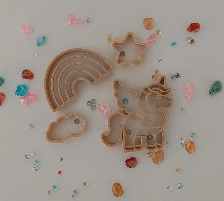 Kinfolk Pantry Playdough/Sensory Play Eco Cutter™ Set - Fairytale Unicorn