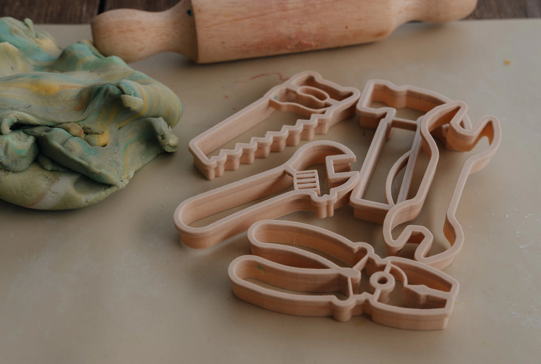 Kinfolk Pantry Playdough/Sensory Play Eco Cutter™ Set - On the Tools