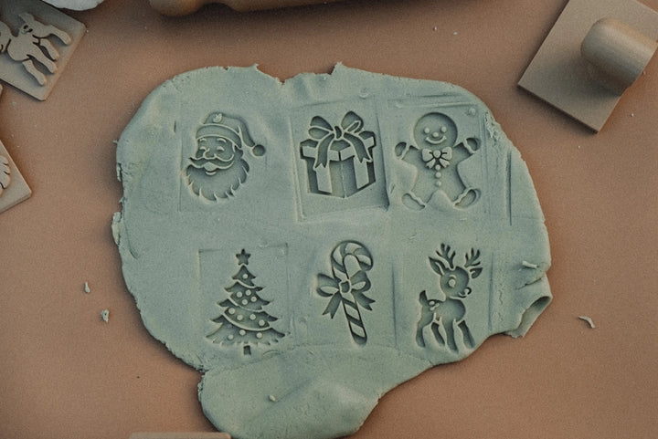 Kinfolk Pantry Christmas Playdough Eco Stamp Set