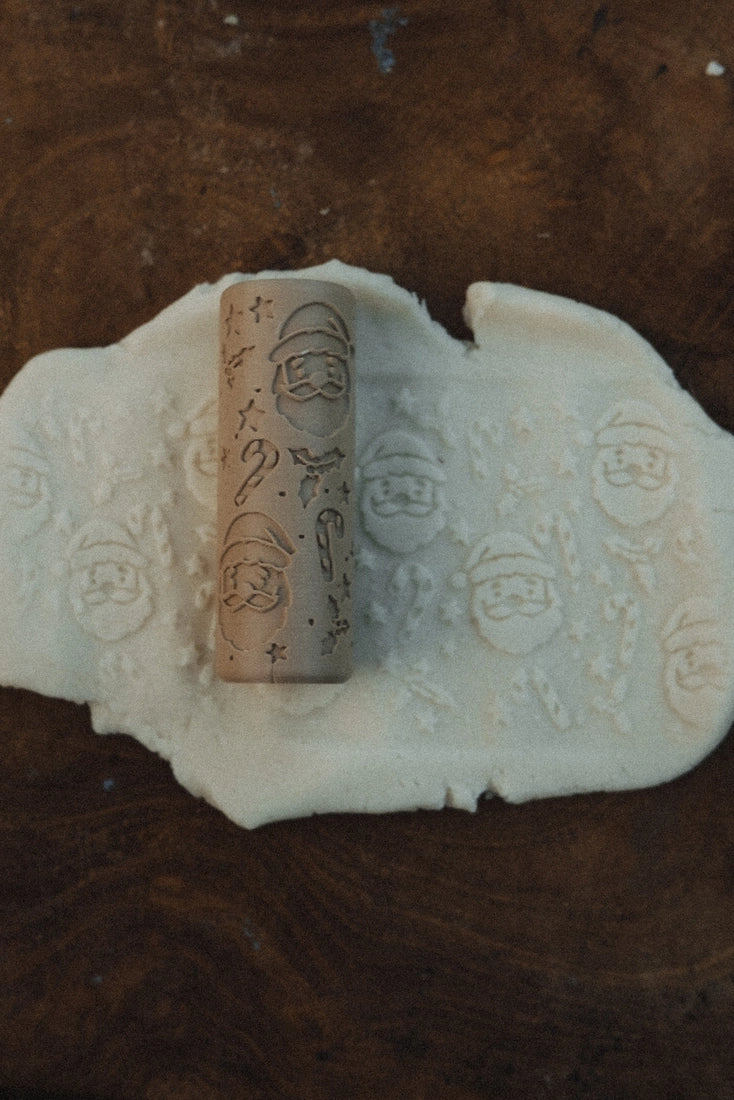 Christmas Eco Pattern Playdough Roller - Assorted