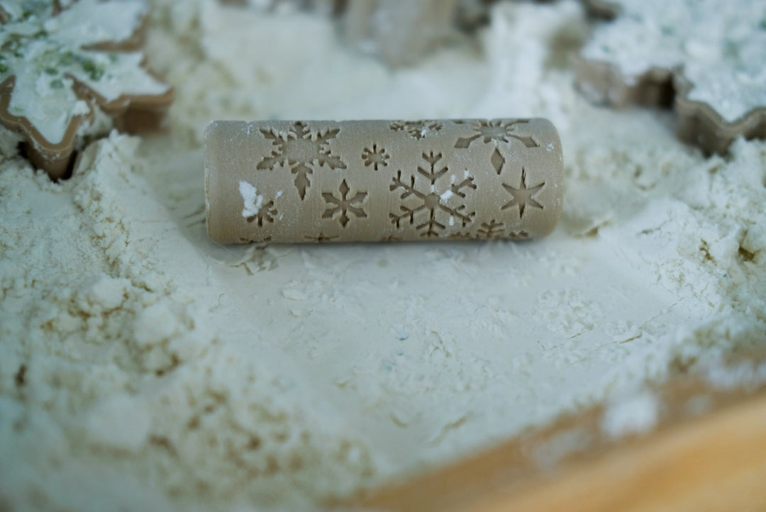 Christmas Eco Pattern Playdough Roller - Assorted